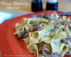 Tuna 'Shroom Dinner