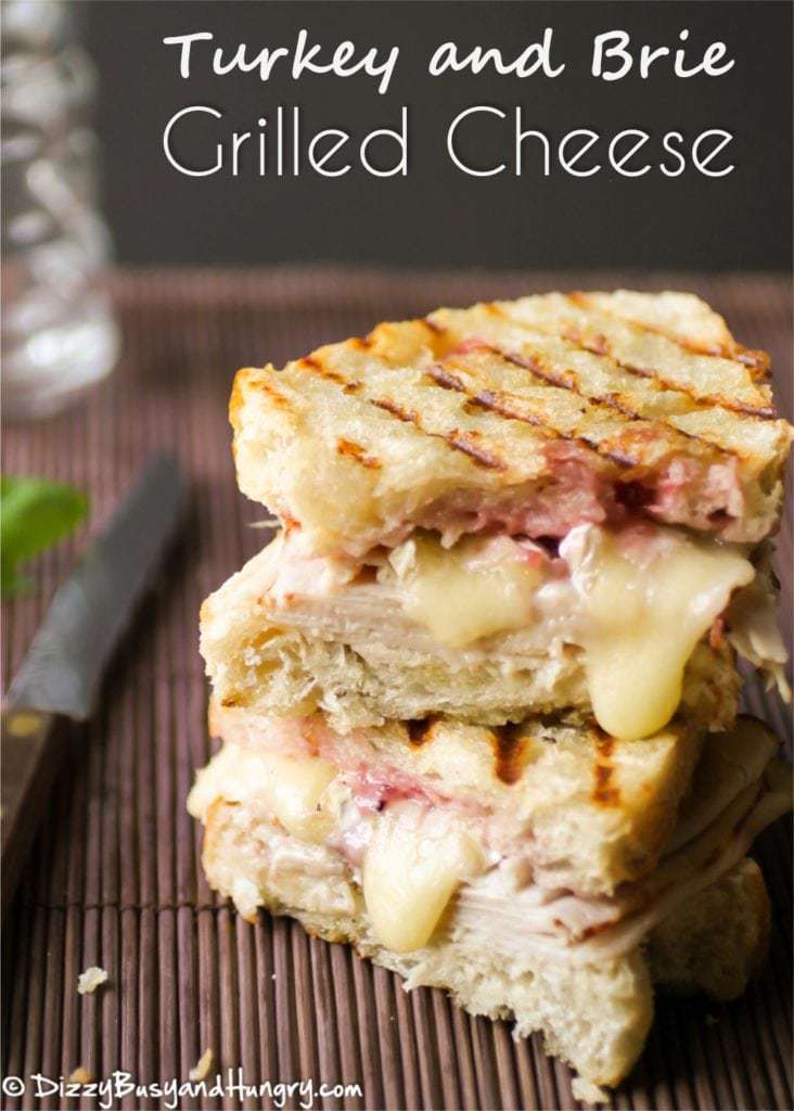 Turkey and Brie Grilled Cheese | Dizzy Busy and Hungry!